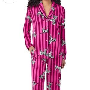 2 Pc Pink Zebra Pajama Set